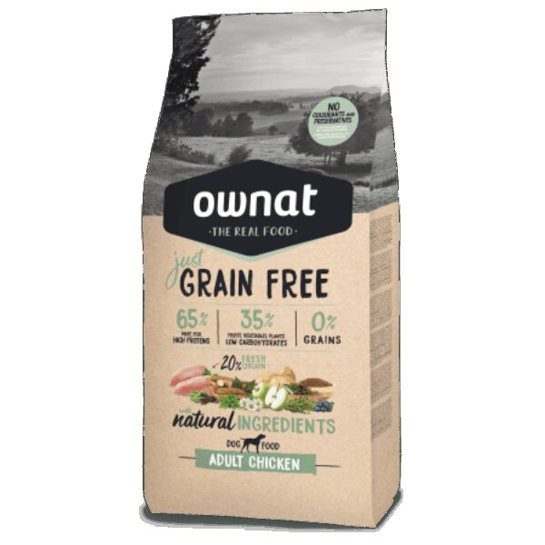 Ownat Just Grain Free Adult Chicken Perro