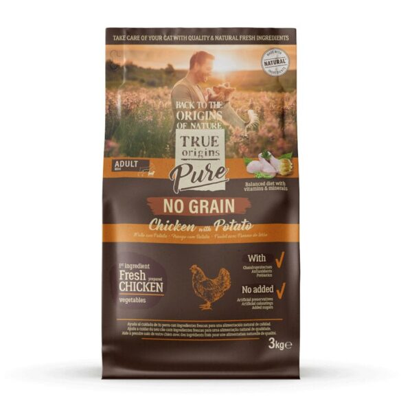 True Origins Pure Mini Adult Pollo pienso para perros 3kg
