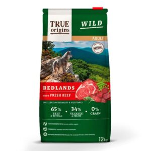True Origins Wild Adult Redlands Ternera pienso para perros 12kg