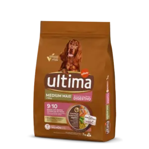 Ultima Medium-Maxi Bienestar Digestivo con Salmón 3kg