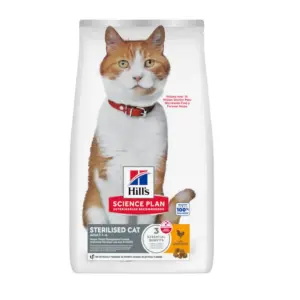 Hills Science Plan Sterilised Adult Pollo Gatos 10kg