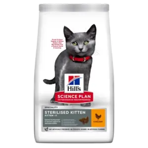 Hills Science Plan Sterilised Kitten Pollo Gatos 7kg