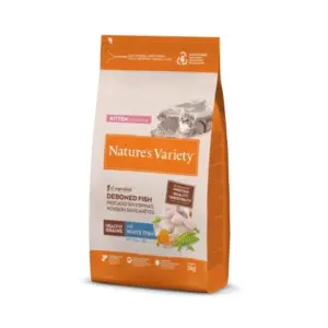 Natures Variety Healthy Grain Kitten Pescado Blanco 300gr
