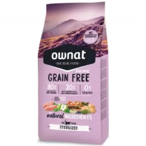 Ownat Grain Free Prime Sterilized Gato 3kg