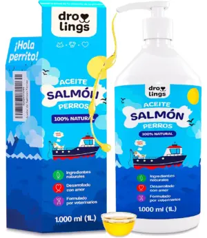 Aceite de salmon para perros 4 meses