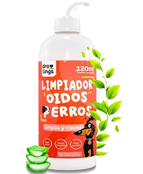 Limpiador de oidos para perros de droolings